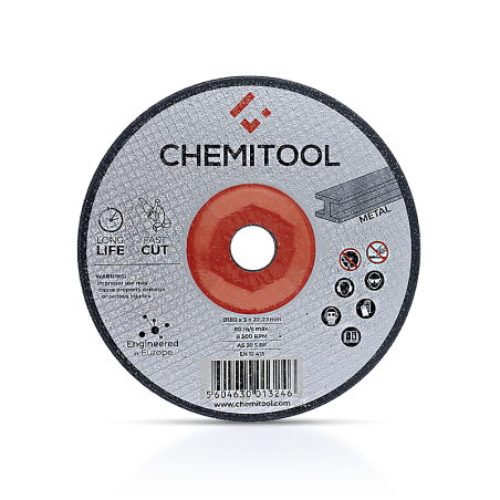 Disco de Corte Metal CHEMITOOL Ø180