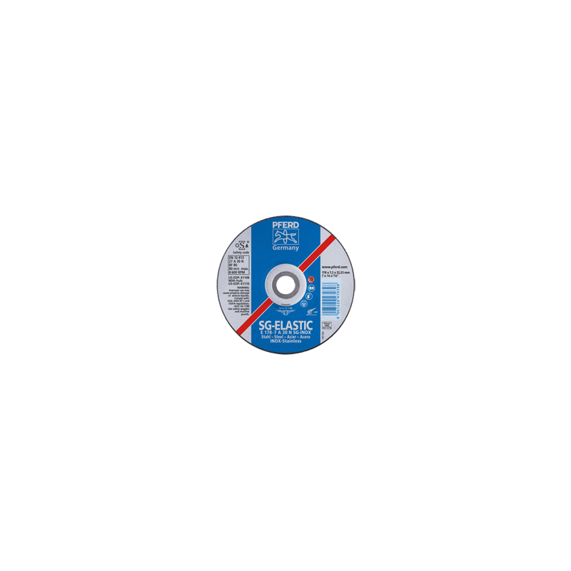 DISCO DESBASTAR E 125-7 A30 N SG INOX