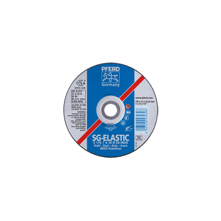 DISCO DESBASTAR E 125-7 A30 N SG INOX