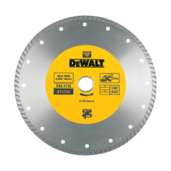 Discos diamantados Turbo para corte a seco DeWalt (230 x 22.2 x 7mm)