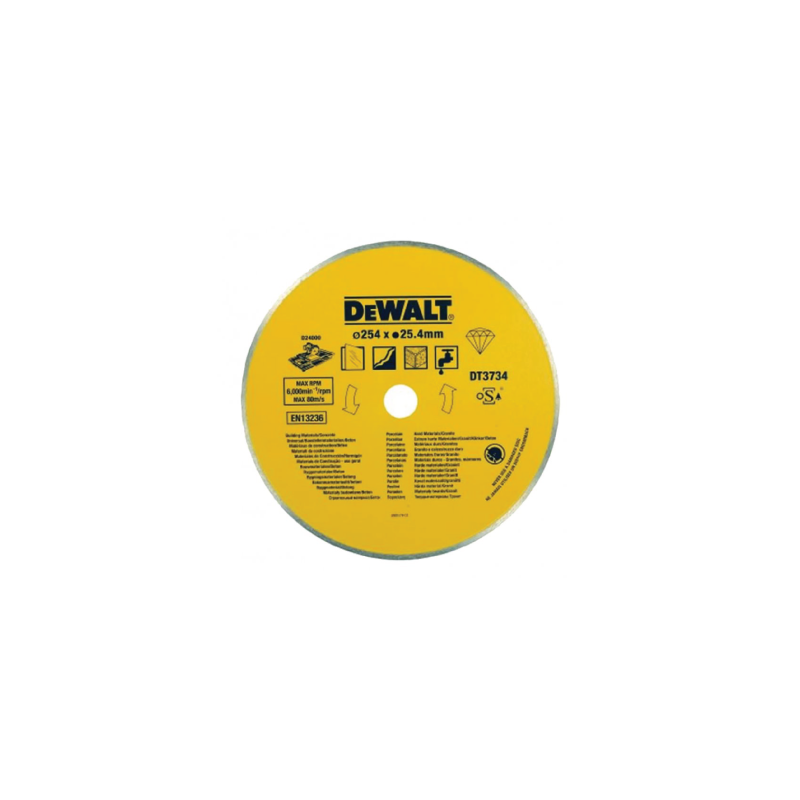 DeWalt Professional cutting blade for wet miter saw (250 x 25.4 x 5mm)