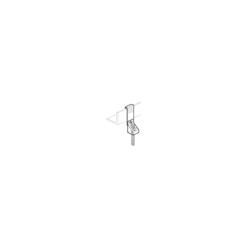 Clip de fijación vertical Rosca s=5-7 M6 CHEMITOOL FASTENERS Clip de fijación vertical Rosca s=5-7 M6 CHEMITOOL FASTENERS