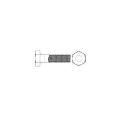 ANSI B18.2.1 SEXTAVADO UNF 3/16X1.1/4
