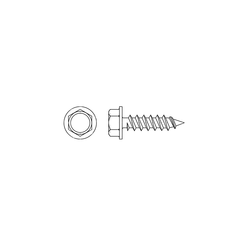 CHEMITOOL Hexagon Washer Faced Head Tapping Screw DIN 6928C 4,8x45 White Zinc Plated CHEMITOOL Hexagon Washer Faced Head Tapping Screw DIN 6928C 4,8x45 White Zinc Plated