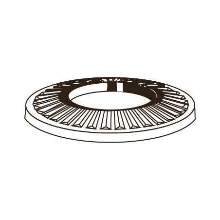 Anilha de Contacto Média NF E25-511 M6 A2 Inox Passivado CHEMITOOL FASTENERS