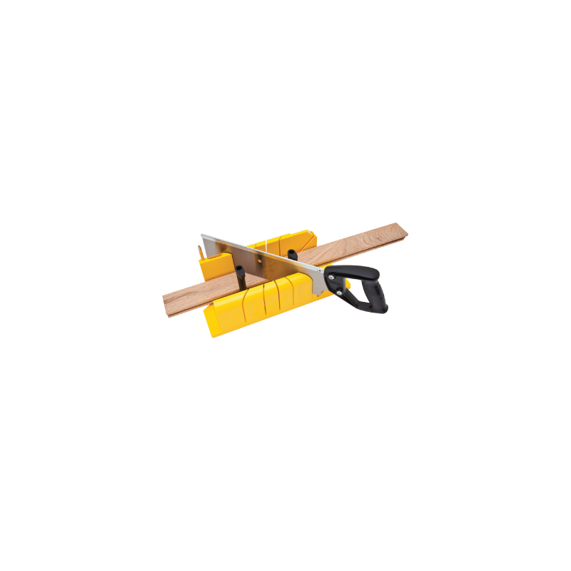Caixa de Esquadria em Plástico com Sistema de Bloqueio e Serrote STN1-20-600 STANLEY® Caixa de Esquadria em Plástico com Sistema de Bloqueio e Serrote STN1-20-600 STANLEY®