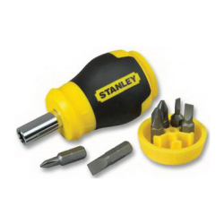 STANLEY® Stubby Multibit Screwdriver STN0-66-357