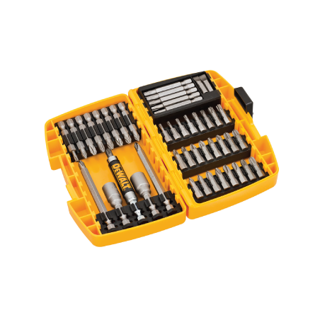DeWalt 10 PC Impact Torsion Screwdriving Set with Pivoting Bit Tip Holder  25mm