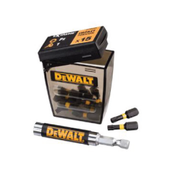 DeWalt 16 pc Impact Torsion Screwdriving Set 25mm  Pz2 x 6, T15 x 3, T20 x 3, T25 x 3