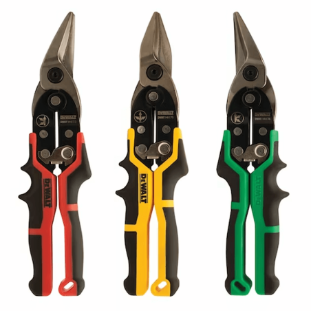 Set 3 Tesouras De Corte Chapa Ergo DEWALT HAND TOOLS