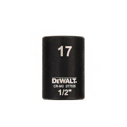 DeWalt impact socket 1/2 - Standard 17mm