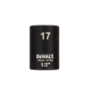 DeWalt impact socket 1/2 - Standard 17mm