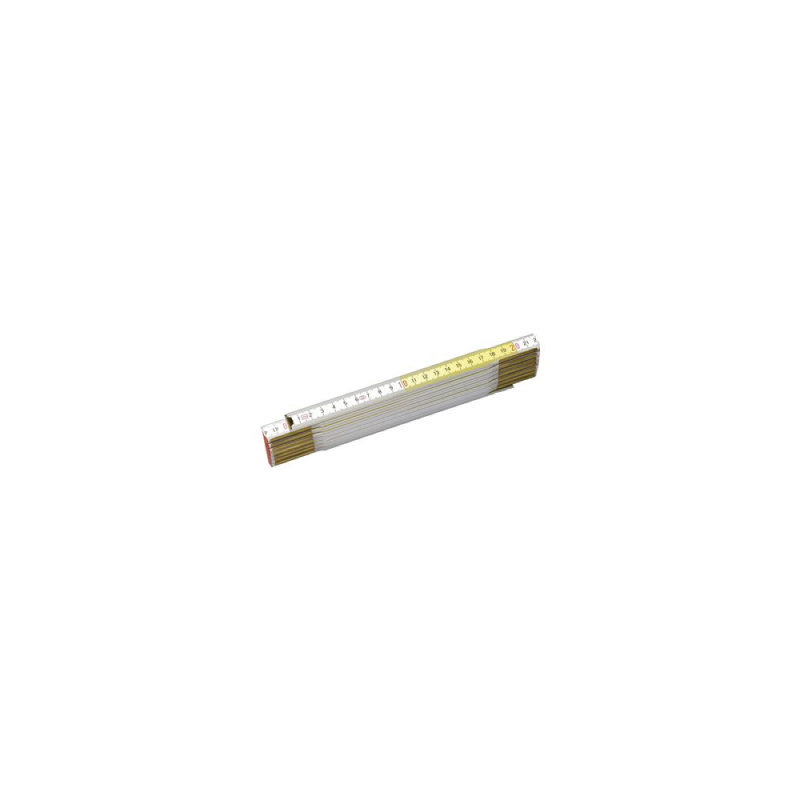 STANLEY® Wooden Folding Rule Yellow/White 2m STANLEY® Wooden Folding Rule Yellow/White 2m