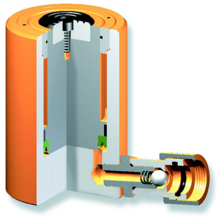 MEGA Hydraulic Cylinder with Security Lock Nut CSF-31D 31t