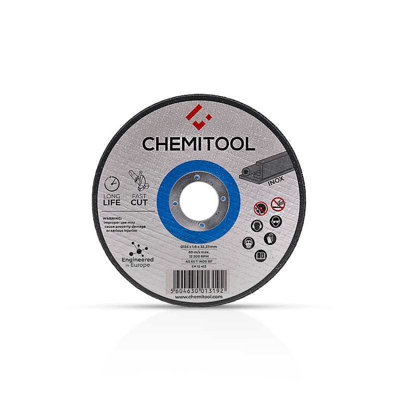 Disco de Corte Acero Inoxidable CHEMITOOL Ø125 x 1.8 mm