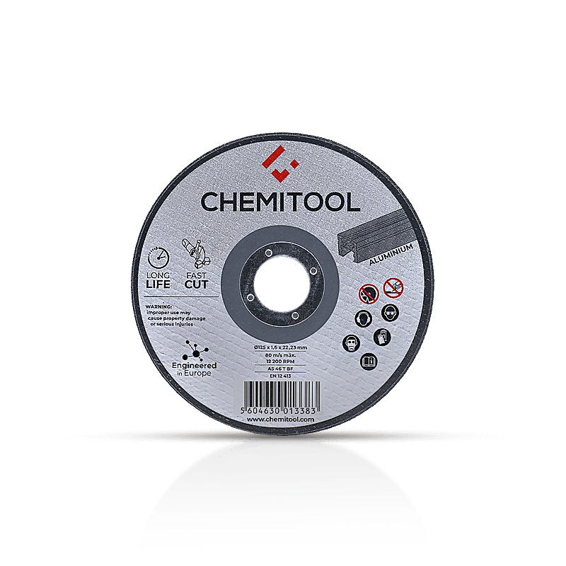 Disco de Corte Aluminio CHEMITOOL Ø125 x 1,6 mm