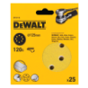 25 Discos De Lixa Com Velcro 125mm DeWalt G120