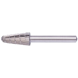 PFERD Rotary Cutters - Conical Shape With Radius End HSS L 1630/6 Cut 3