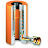 Cilindro Hidráulico de Pistão Oco com Efeito Simples CSH-90 MEGA 90t