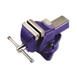 IRWIN Workshop Vice with Anvil, Swivel Base 100 mm