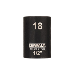 DeWalt impact socket 1/2 - Standard 18mm