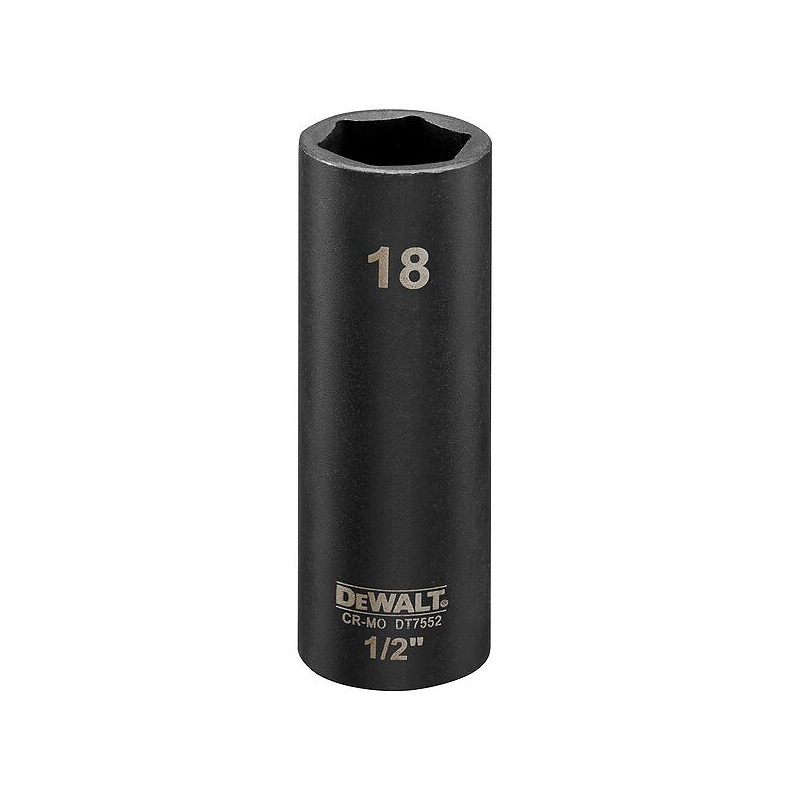 DeWalt impact socket 1/2 - Deep 18mm