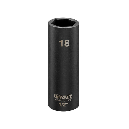 DeWalt impact socket 1/2 - Deep 18mm