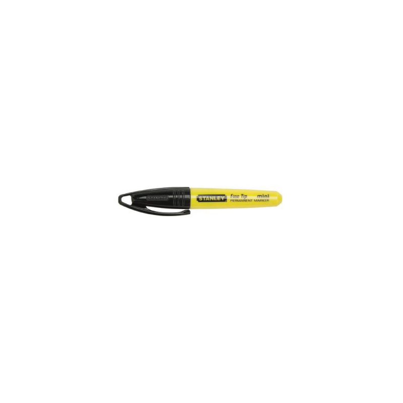 STANLEY® Mini Marker Pen Fine Tip Black (Pack of 72) STN1-47-324