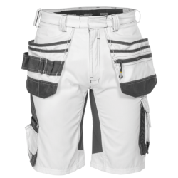 Pantalones Cortos Elásticos Trix Painter n.º 44 +/- 245 g/m² Blanco/Gris DASSY