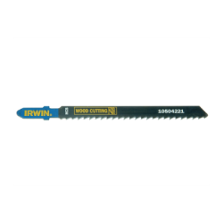 IRWIN Side Ground Wood Cutting Jigsaw Blade T-Shank HCS, 100 mm, 10 TPI, T101BR (5un.)
