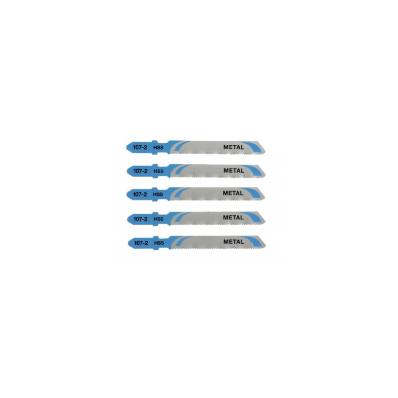 Hojas de sierra de calar HCS para cortes en metal (76mm x 1.2mm) Hojas de sierra de calar HCS para cortes en metal (76mm x 1.2mm)