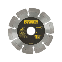 DeWalt Laser Welded Diamond Blade for Building Materials/Concrete (125 x 22,2 x 7,5mm)