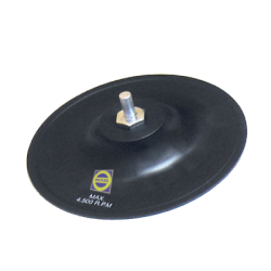 BELFLEX Rubber Backing Pad for Flexible Discs Ø125 with 8 mm shaft