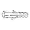 CHEMITOOL FASTENERS Nylon Plug without Collar LV043 Ø10mm (Pack)