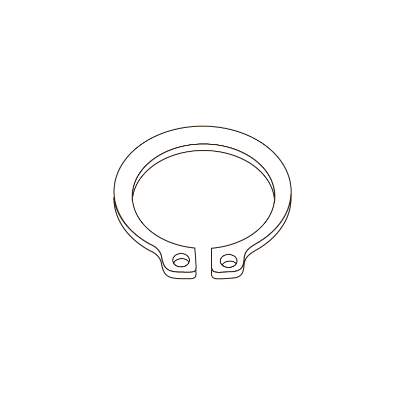 CHEMITOOL FASTENERS External Retaining Ring DIN 471 9mm A2 without Finishing