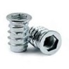 CHEMITOOL FASTENERS Insert Nut LV011 M8x20 |6| White Zinc plated