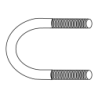Abarcone U DIN 3570A M8-57X170 W1 CHEMITOOL FASTENERS