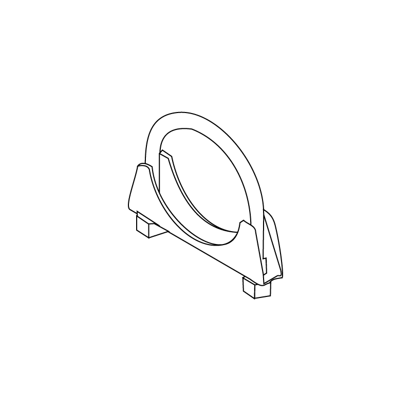 CHEMITOOL FASTENERS Exhaust Pipe Clamp Ø8X54 CHEMITOOL FASTENERS Exhaust Pipe Clamp Ø8X54