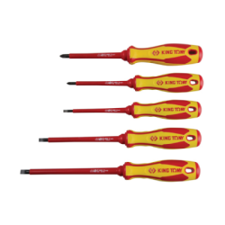 KING TONY 1000V Slotted and PHILLIPS® Screwdriver Set 7 Pieces