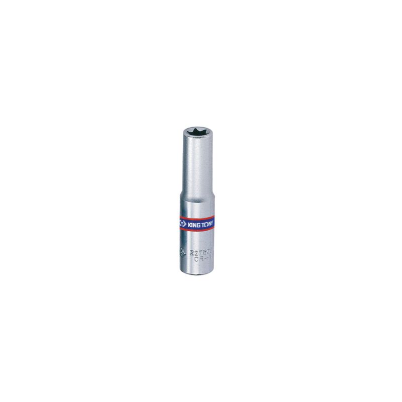 KING TONY 1/4' E7 Long Socket for TORX® Screws 50mm