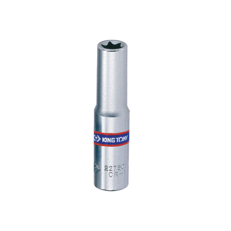 KING TONY 1/4' E7 Long Socket for TORX® Screws 50mm