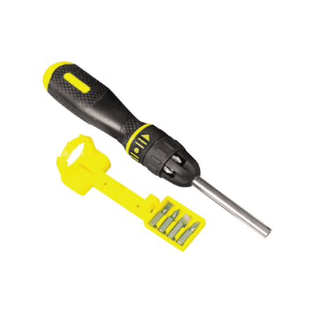 STANLEY® Multibit Ratchet Screwdriver 10 Bits STN0-68-010