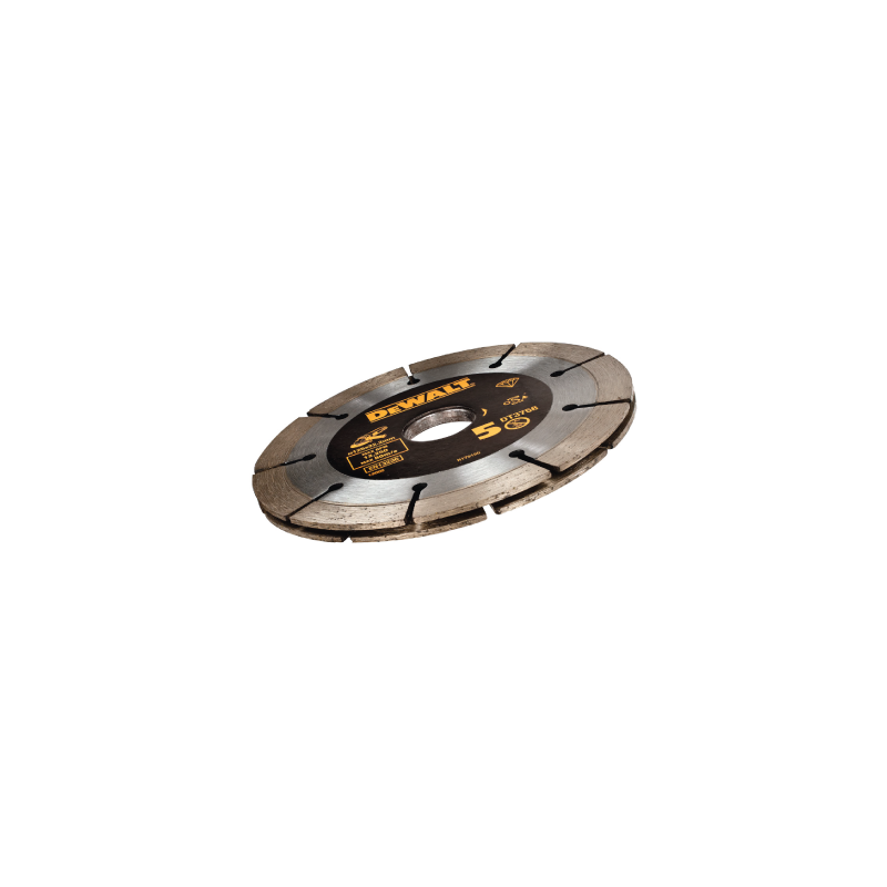DeWalt Double Continuous rim sintered diamond blade for tile cutting (125 x 22.2 x 7mm)
