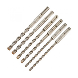 DeWalt Set of 6 stone drill bits 6mm, 8mm, 10mm x 160mm