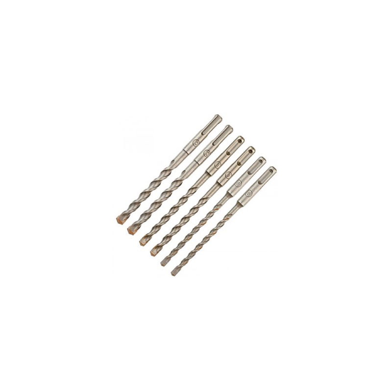 DeWalt Set of 6 stone drill bits 6mm, 8mm, 10mm x 160mm