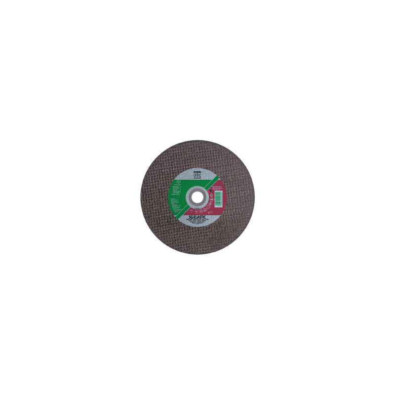 Discos de Corte Alto Rendimento SG-Elastic 100 m/s, Tipo Reto EHT (Forma 41) PFERD 100 EHT 300-4,0 AC 24 Q SG/25,4