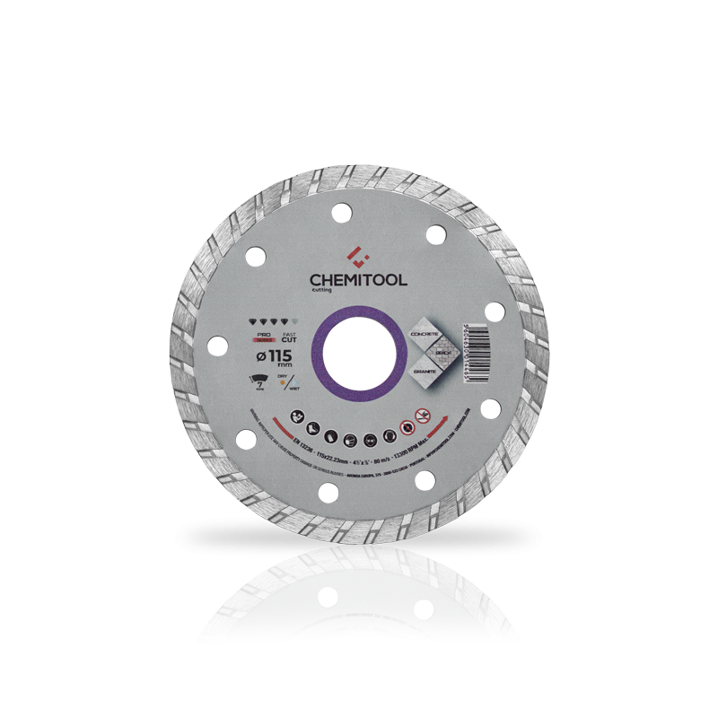 Rueda Turbo Diamantada 115mm CHEMITOOL CUTTING