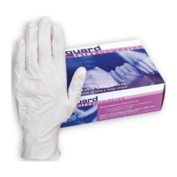 CHEMITOOL Protective Disposable Latex Mitt With Powder Ambidestras
