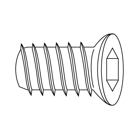 CHEMITOOL FASTENERS Insert Nut LV011 M10X20 |6| White Zinc plated