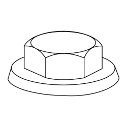 CAPUCHON NYLON 8MM PRETO